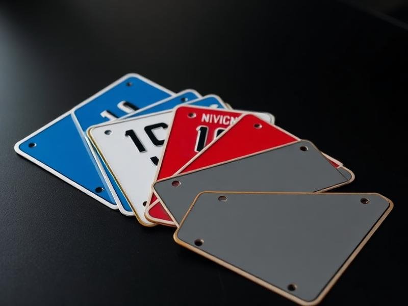 Diversos modelos de placas veiculares